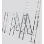 Трехсекционная универсальная алюминиевая лестница Алюмет Серия H3 5313