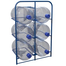 Металлический стеллаж для бутылей с водой СВД-6 