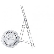 Трехсекционная универсальная алюминиевая лестница Алюмет 5306