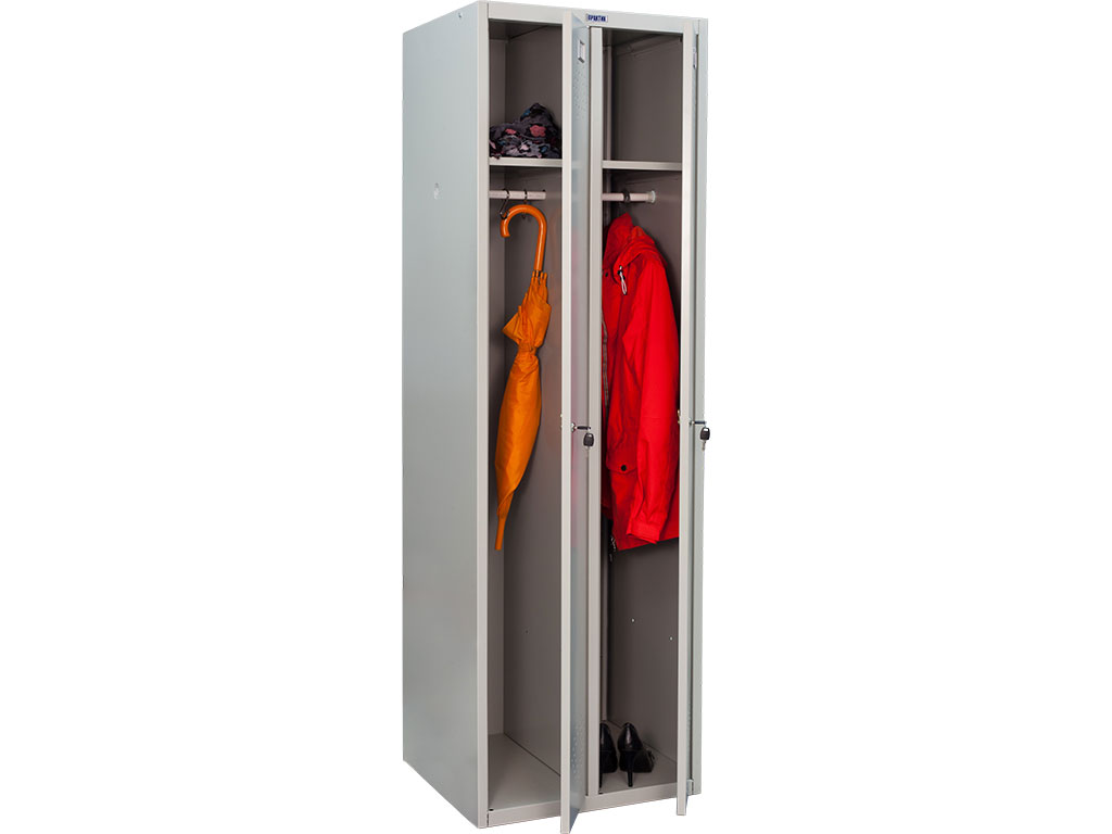 Металлический шкаф для одежды (спецодежды) ПРАКТИК LS 21-60