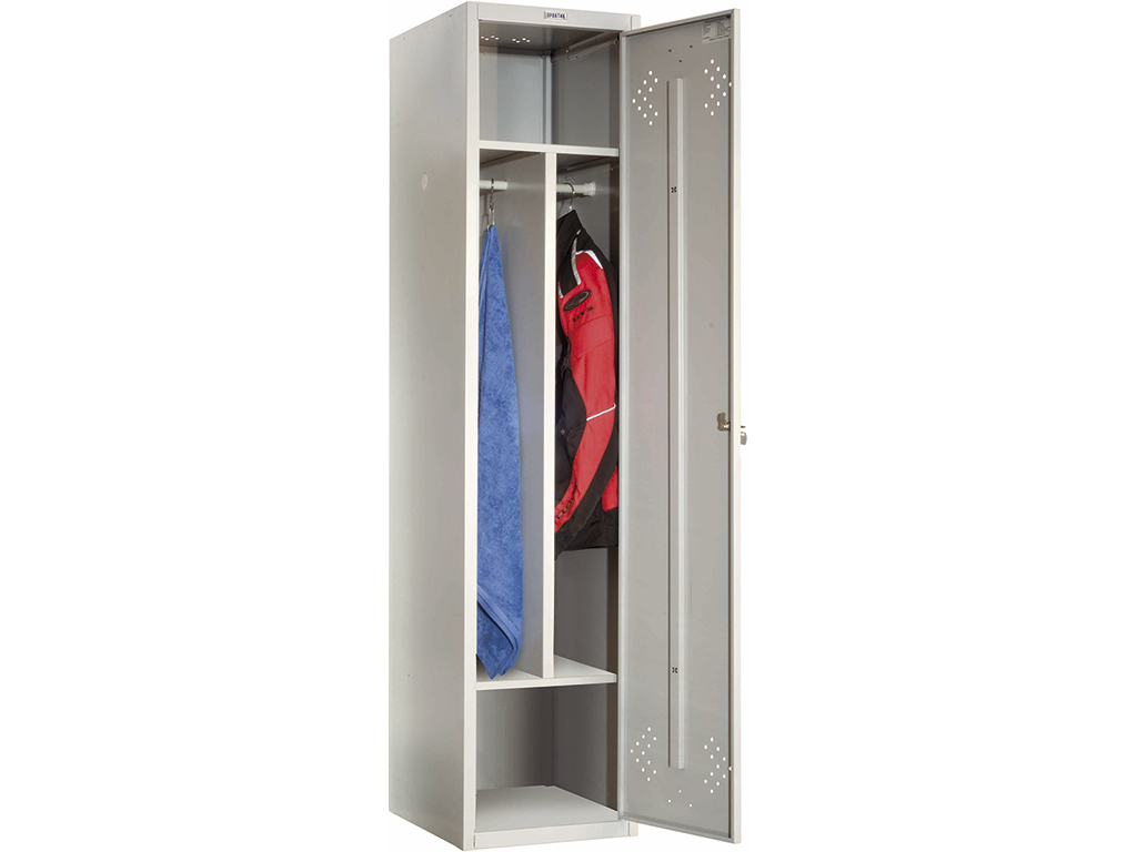 Металлический шкаф для одежды (спецодежды) ПРАКТИК LS-11-40D